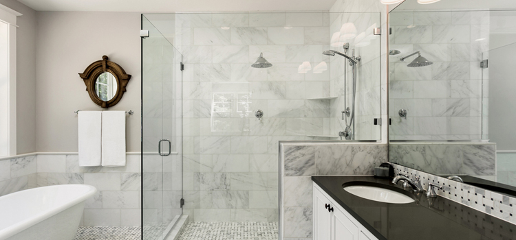 bathroom shower door installation in San Bernardino
